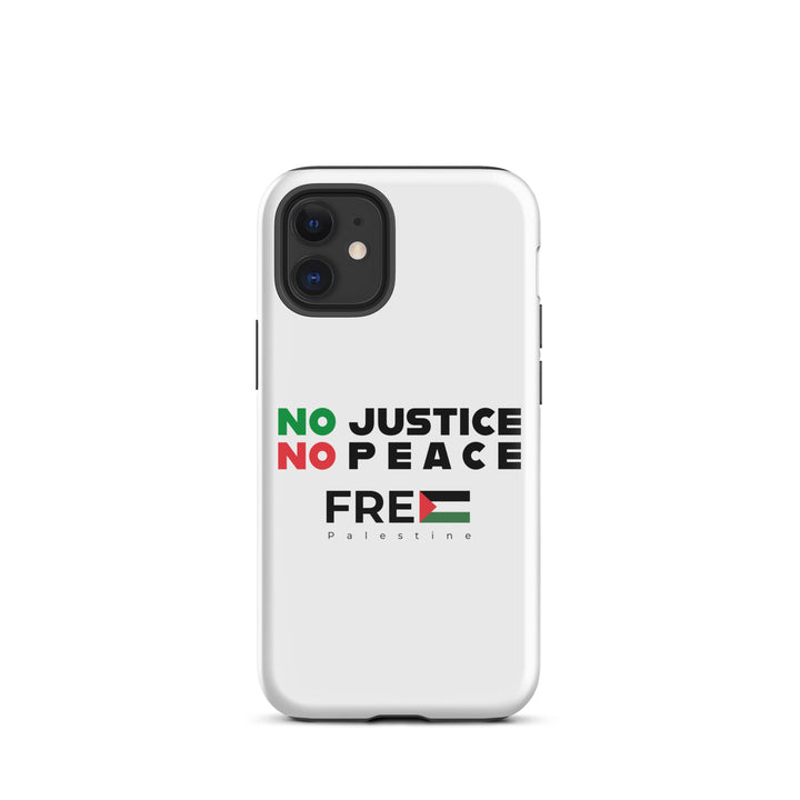 Tough Case for iPhone® - No Justice No Peace, Glossy iPhone 12 Mini