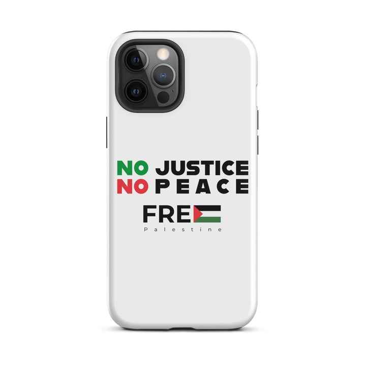 Tough Case for iPhone® - No Justice No Peace, Glossy iPhone 12 Pro Max