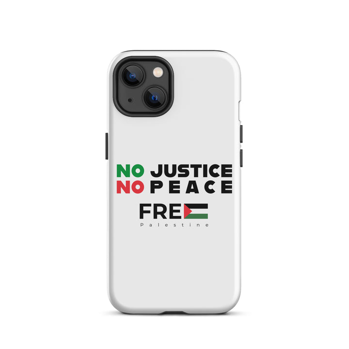 Tough Case for iPhone® - No Justice No Peace, Glossy iPhone 13