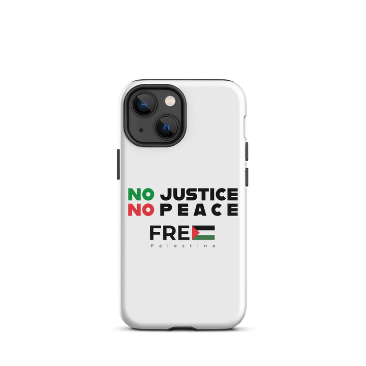 Tough Case for iPhone® - No Justice No Peace, Glossy iPhone 13 Mini