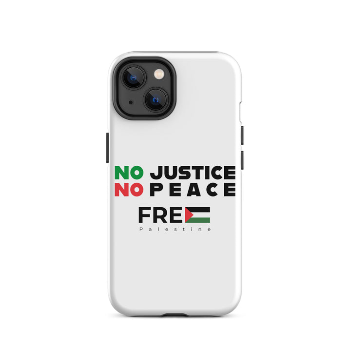 Tough Case for iPhone® - No Justice No Peace, Glossy iPhone 14