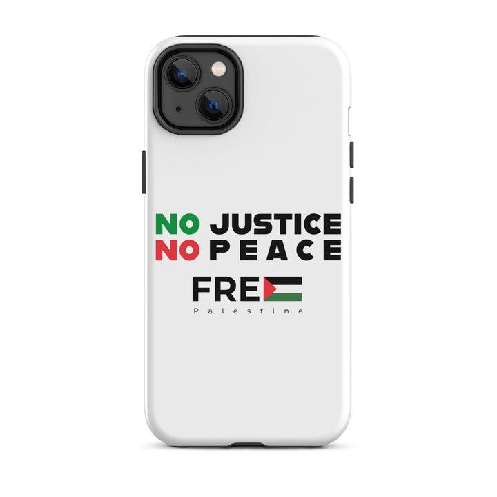 Tough Case for iPhone® - No Justice No Peace, Matte iPhone 14 Plus