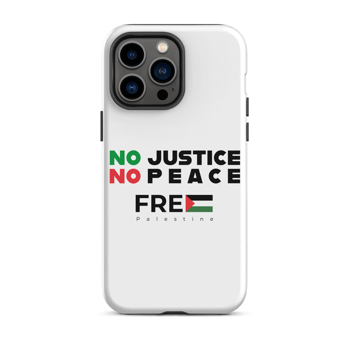 Tough Case for iPhone® - No Justice No Peace, Matte iPhone 14 Pro Max