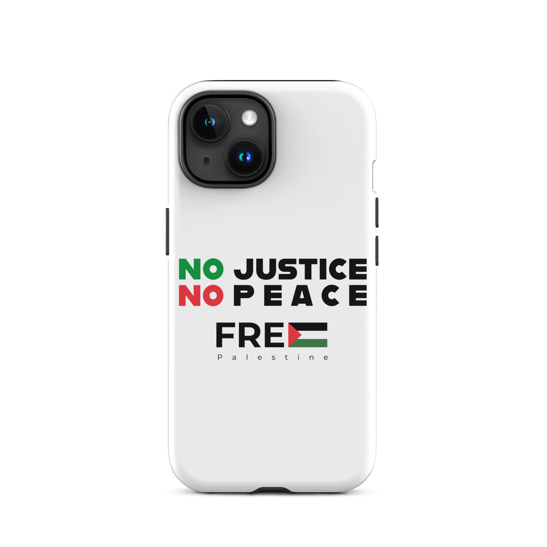 Tough Case for iPhone® - No Justice No Peace, Matte iPhone 15