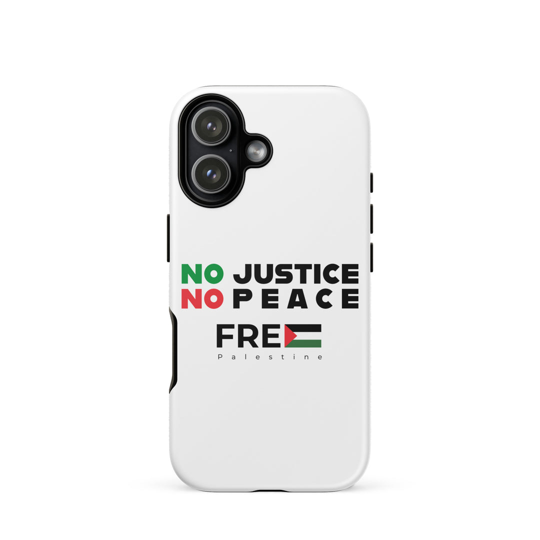 Tough Case for iPhone® - No Justice No Peace, Matte iPhone 17