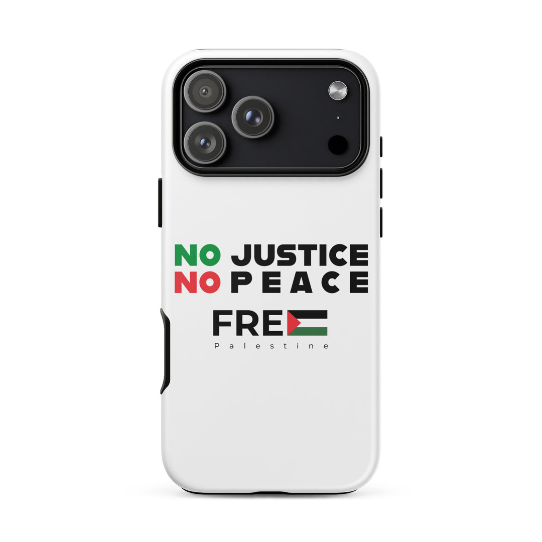Tough Case for iPhone® - No Justice No Peace, Matte iPhone 17 Pro Max