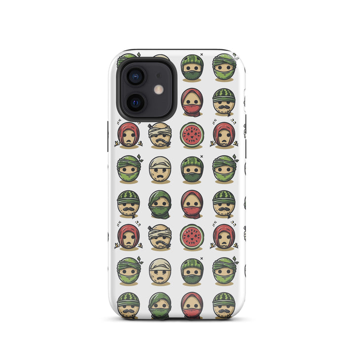 Tough Case for iPhone® - Palestine Emoji, Glossy iPhone 12