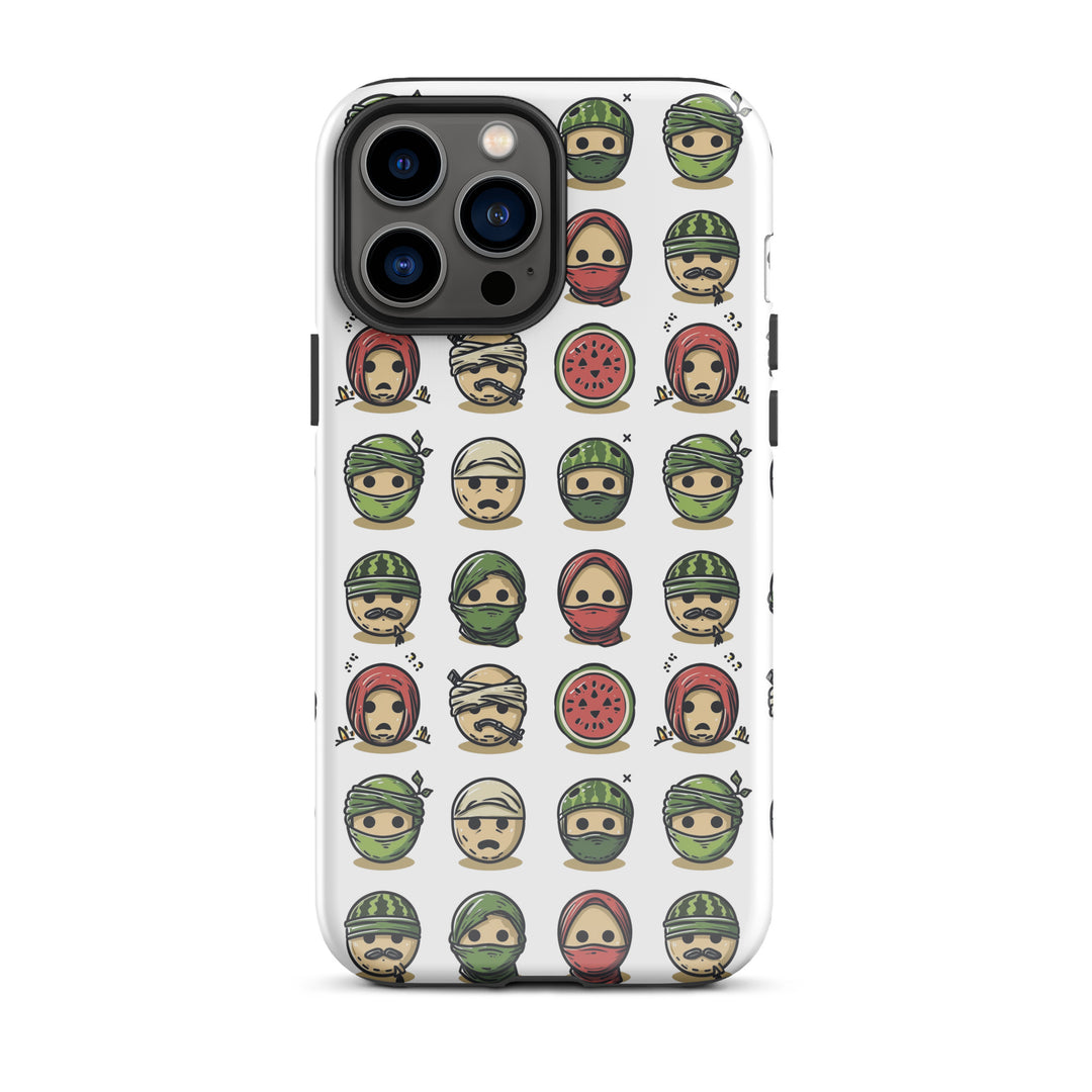 Tough Case for iPhone® - Palestine Emoji, Glossy iPhone 13 Pro Max