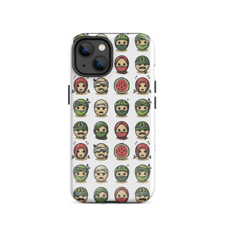 Tough Case for iPhone® - Palestine Emoji, Glossy iPhone 14