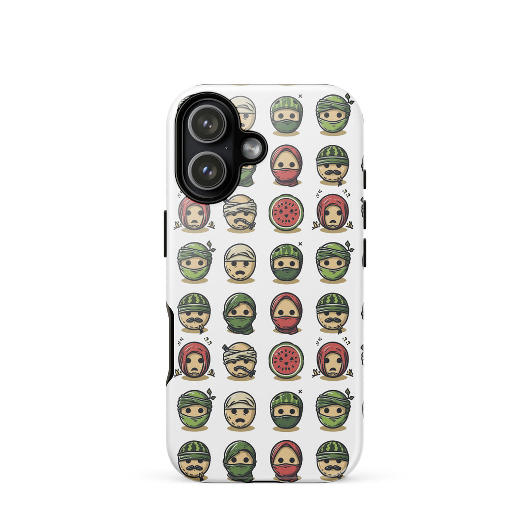 Tough Case for iPhone® - Palestine Emoji, Glossy iPhone 17