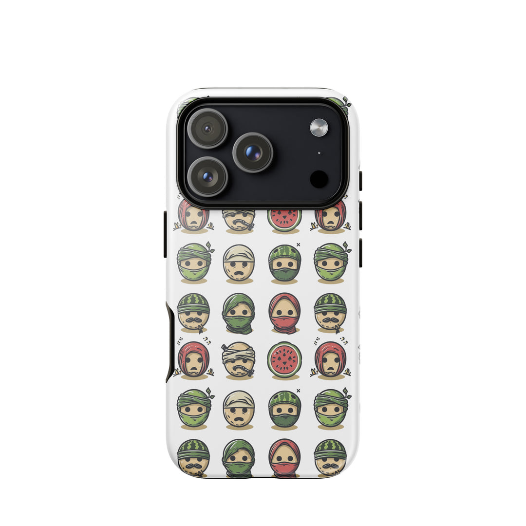 Tough Case for iPhone® - Palestine Emoji, Glossy iPhone 17 Pro