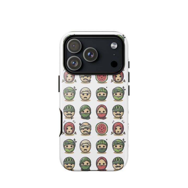 Tough Case for iPhone® - Palestine Emoji, Glossy iPhone 17 Pro