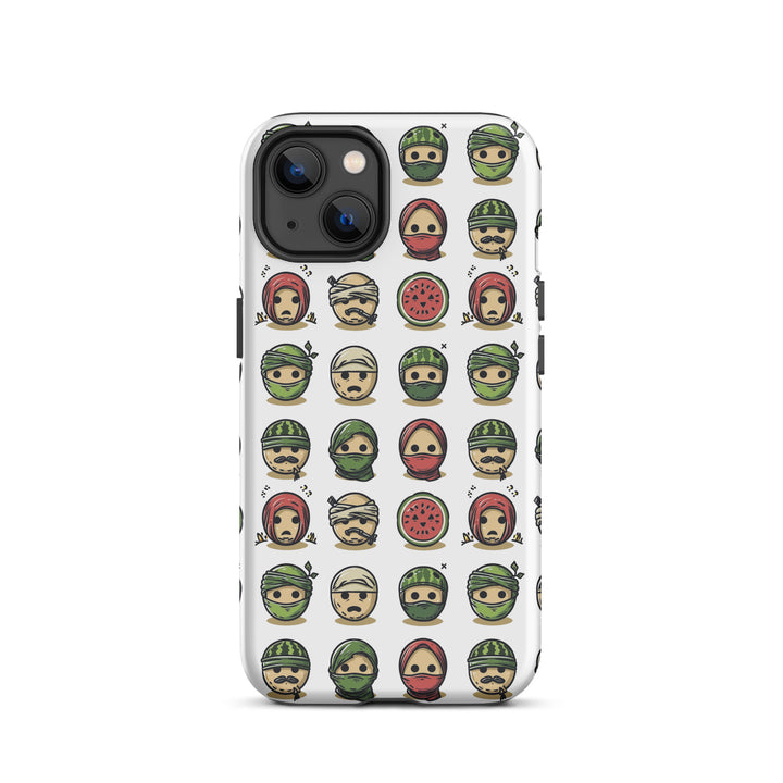 Tough Case for iPhone® - Palestine Emoji, Matte iPhone 13