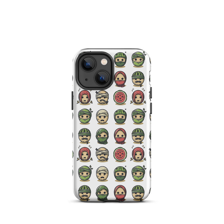 Tough Case for iPhone® - Palestine Emoji, Matte iPhone 13 Mini