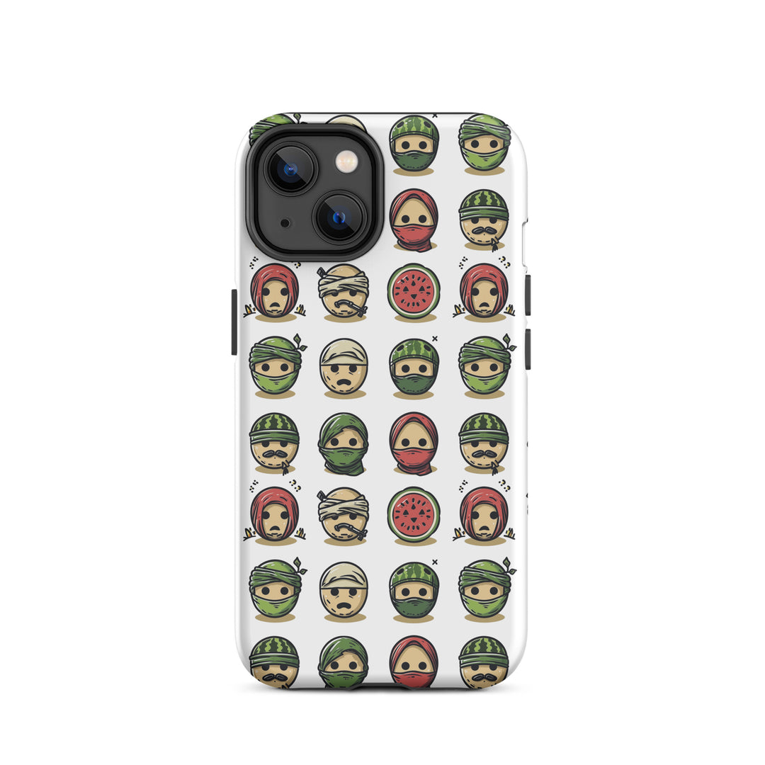 Tough Case for iPhone® - Palestine Emoji, Matte iPhone 14