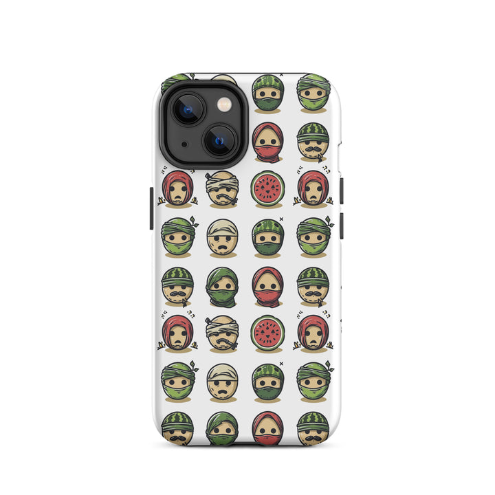 Tough Case for iPhone® - Palestine Emoji, Matte iPhone 14