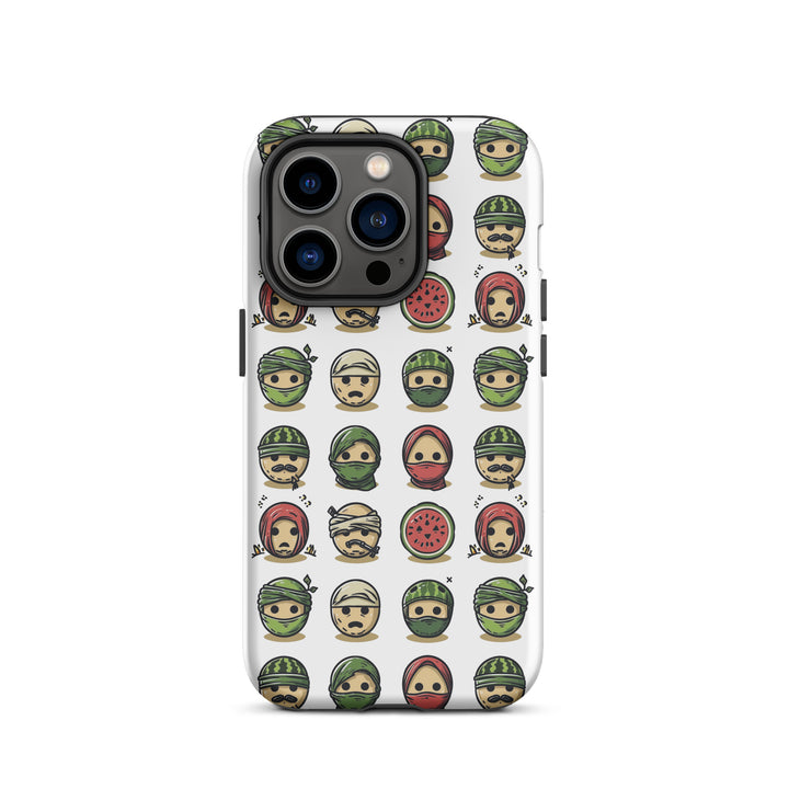 Tough Case for iPhone® - Palestine Emoji, Matte iPhone 14 Pro
