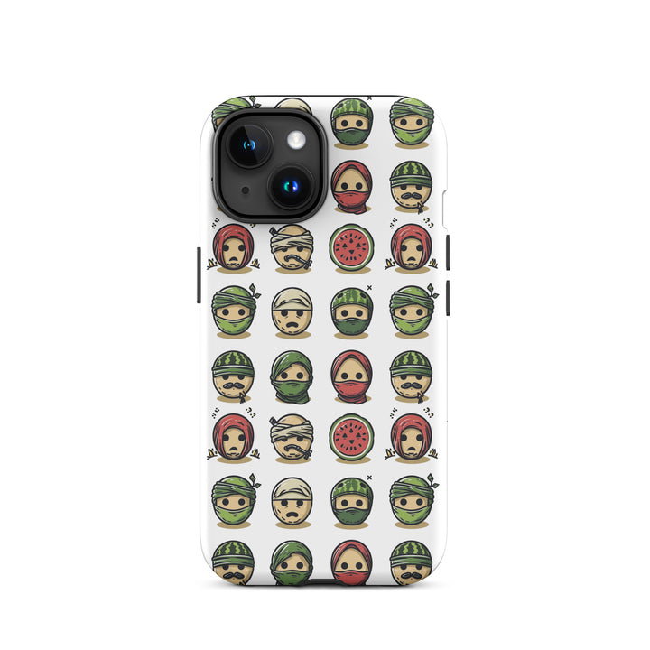 Tough Case for iPhone® - Palestine Emoji, Matte iPhone 15