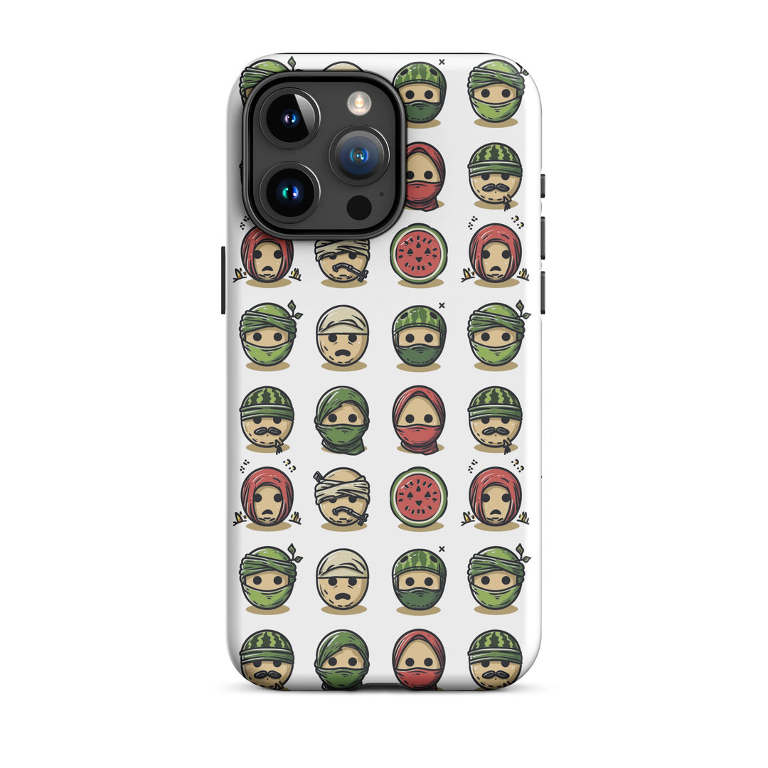 Tough Case for iPhone® - Palestine Emoji, Matte iPhone 15 Pro Max