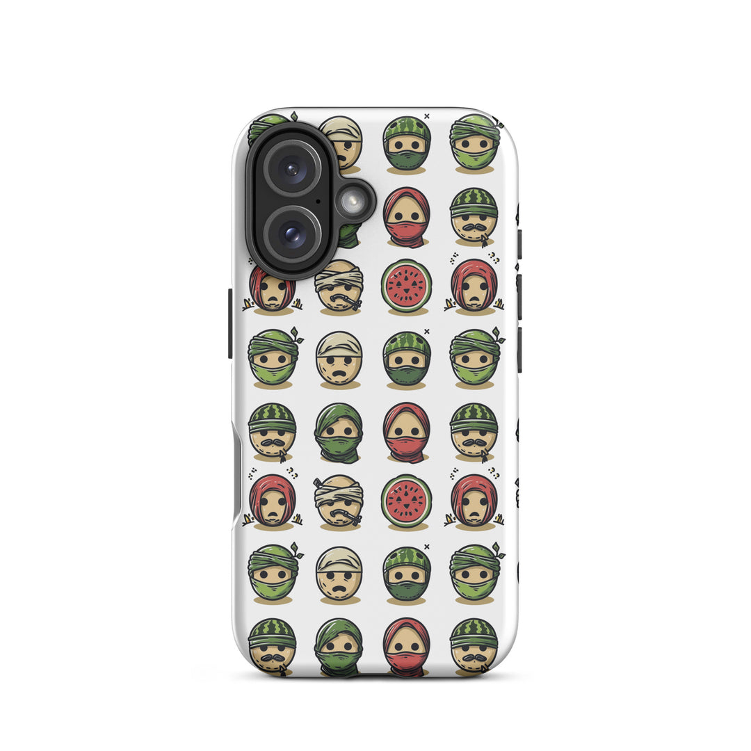 Tough Case for iPhone® - Palestine Emoji, Matte iPhone 16