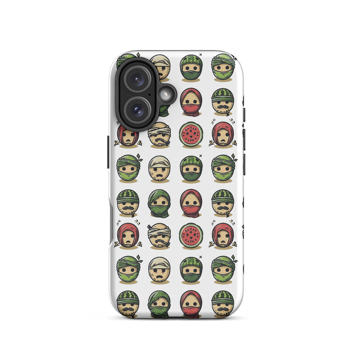 Tough Case for iPhone® - Palestine Emoji, Matte iPhone 16