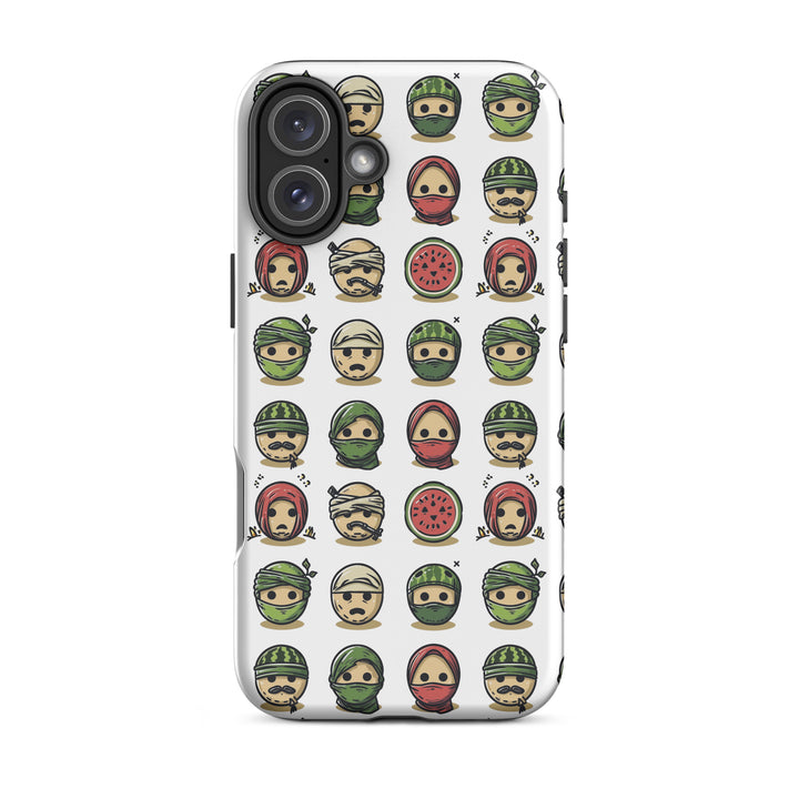 Tough Case for iPhone® - Palestine Emoji, Matte iPhone 16 Plus