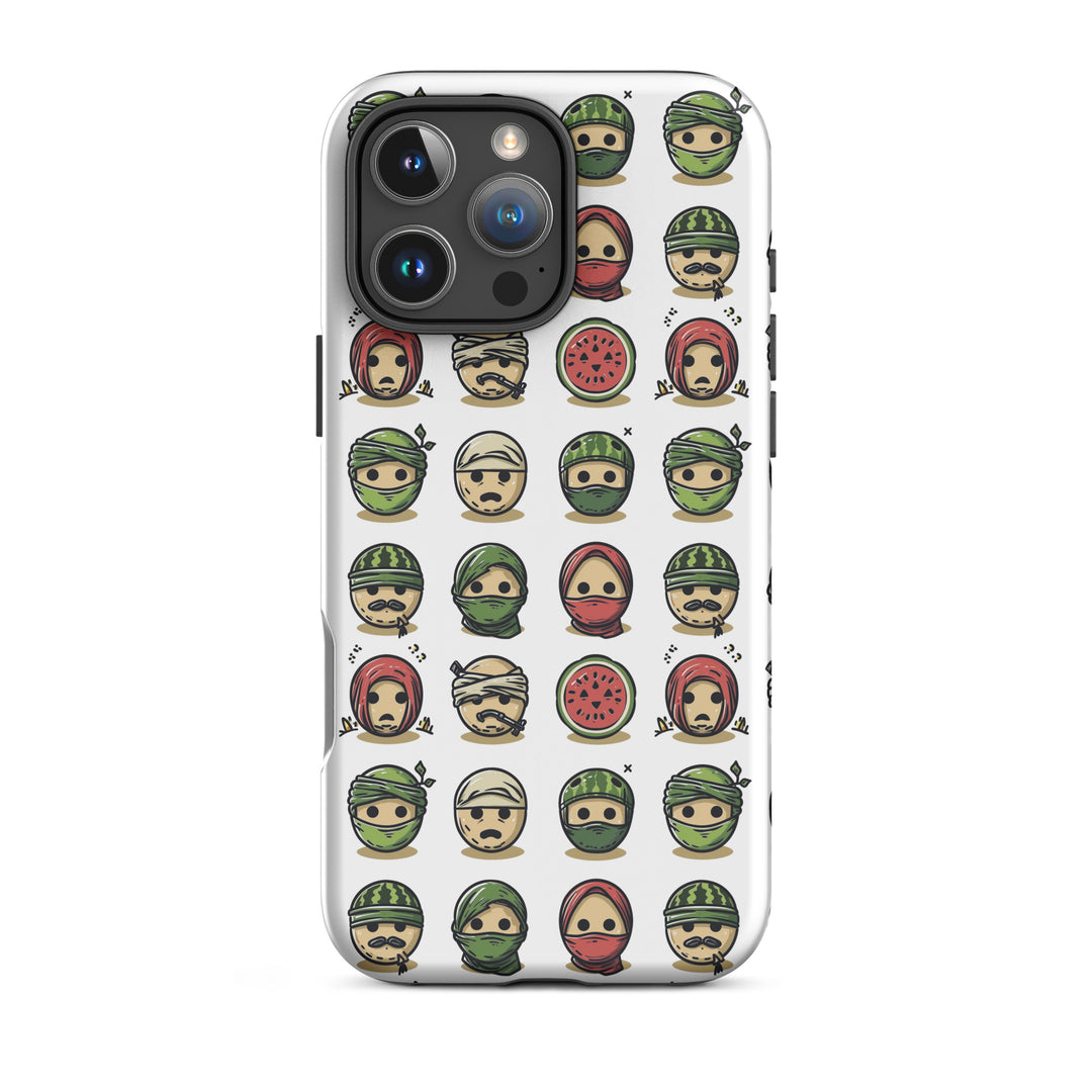Tough Case for iPhone® - Palestine Emoji, Matte iPhone 16 Pro Max