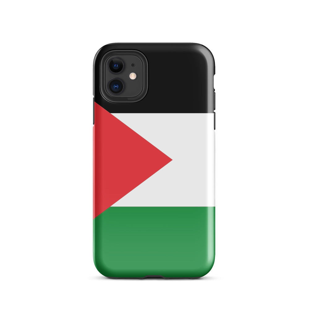 Tough Case for iPhone® - Palestine Flag, Glossy iPhone 11