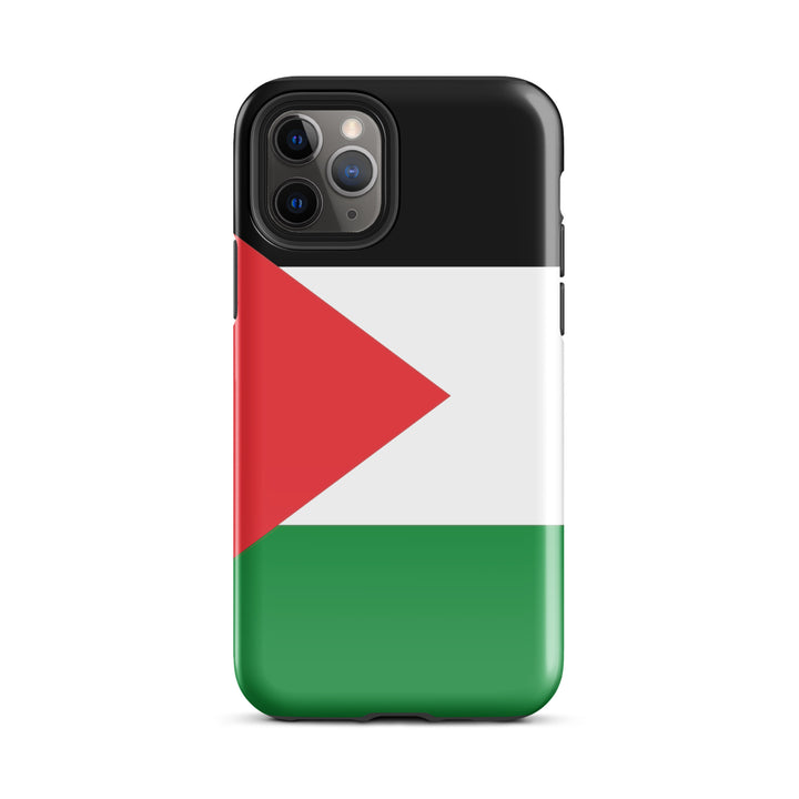 Tough Case for iPhone® - Palestine Flag, Glossy iPhone 11 Pro