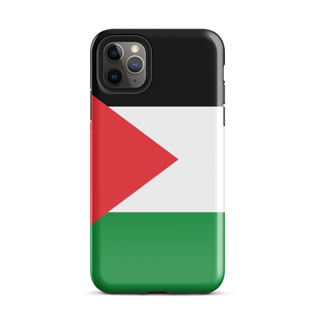 Tough Case for iPhone® - Palestine Flag, Glossy iPhone 11 Pro Max