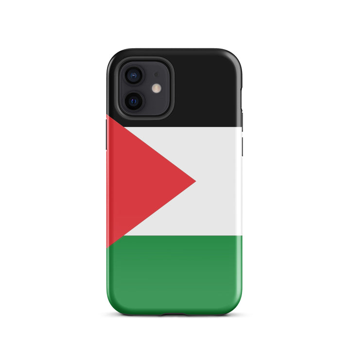 Tough Case for iPhone® - Palestine Flag, Glossy iPhone 12