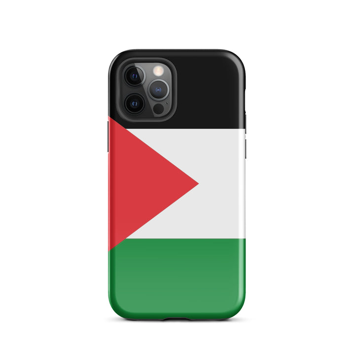Tough Case for iPhone® - Palestine Flag, Glossy iPhone 12 Pro