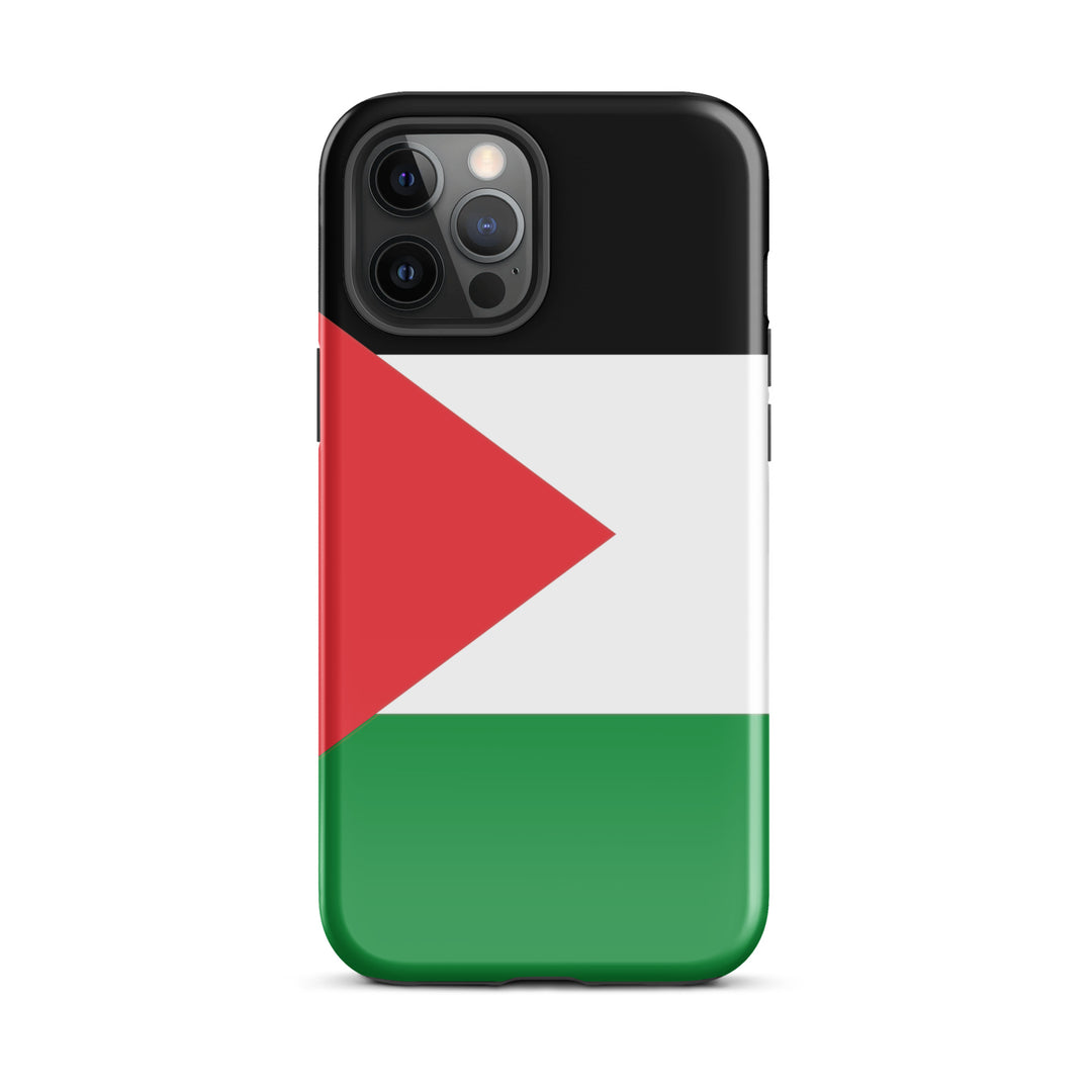 Tough Case for iPhone® - Palestine Flag, Glossy iPhone 12 Pro Max
