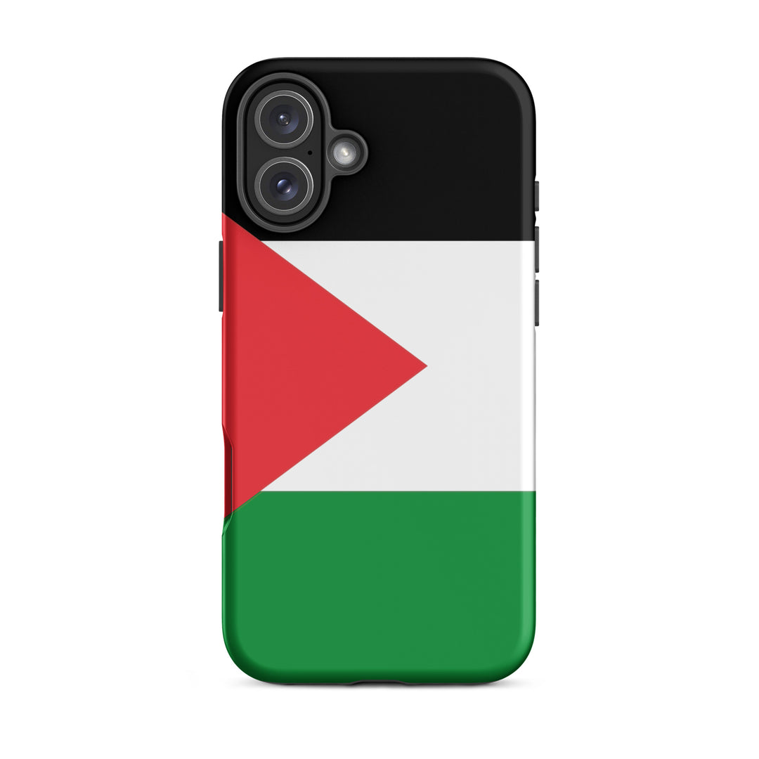 Tough Case for iPhone® - Palestine Flag, Matte iPhone 16 Plus