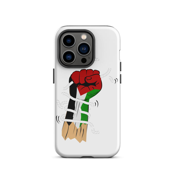 Tough Case for iPhone® - Palestine Hand, Glossy iPhone 14 Pro