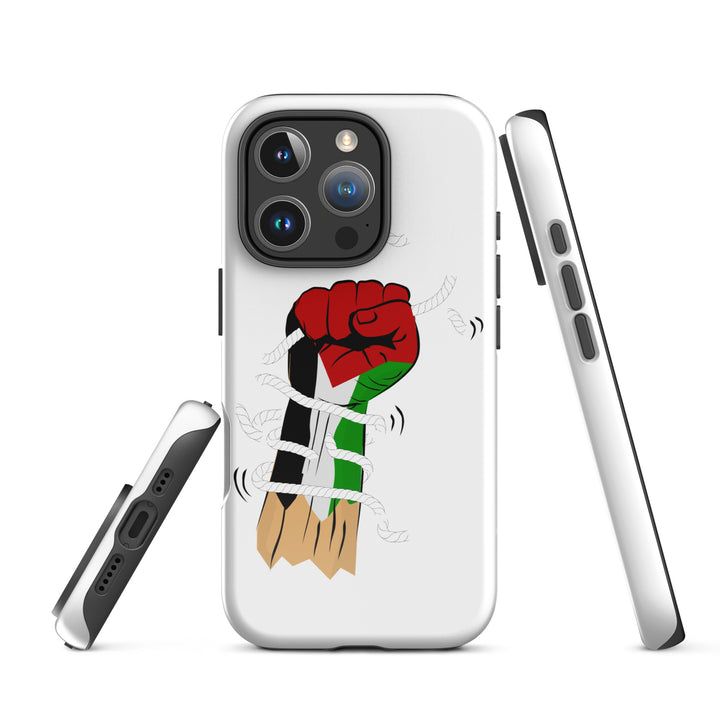 Tough Case for iPhone® - Palestine Hand, Glossy iPhone 16 Pro