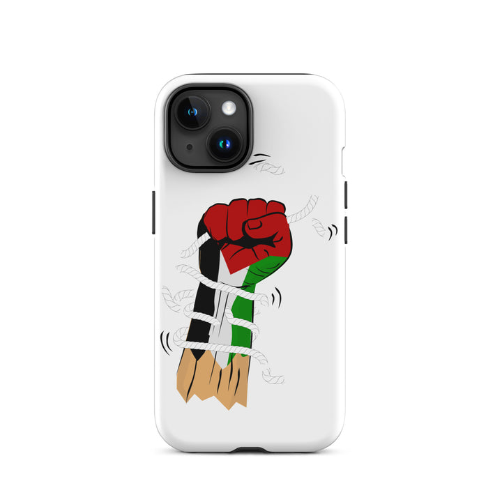 Tough Case for iPhone® - Palestine Hand, Matte iPhone 15