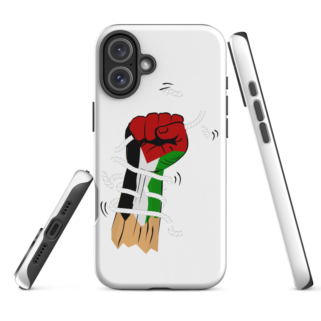 Tough Case for iPhone® - Palestine Hand, Matte iPhone 16 Plus