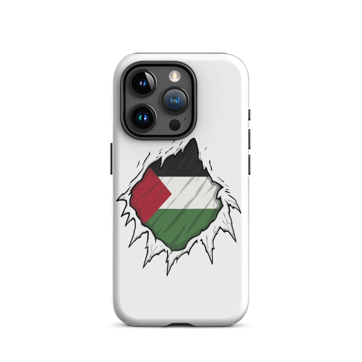 Tough Case for iPhone® - Palestine Hero, Glossy iPhone 15 Pro