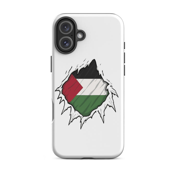 Tough Case for iPhone® - Palestine Hero, Glossy iPhone 16 Plus