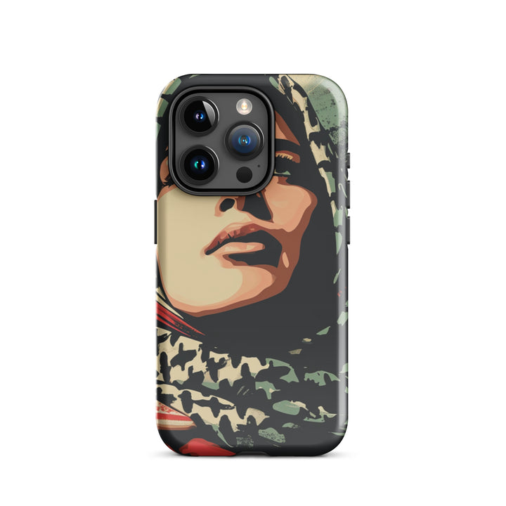 Tough Case for iPhone® - Palestine Hope, Glossy iPhone 15 Pro