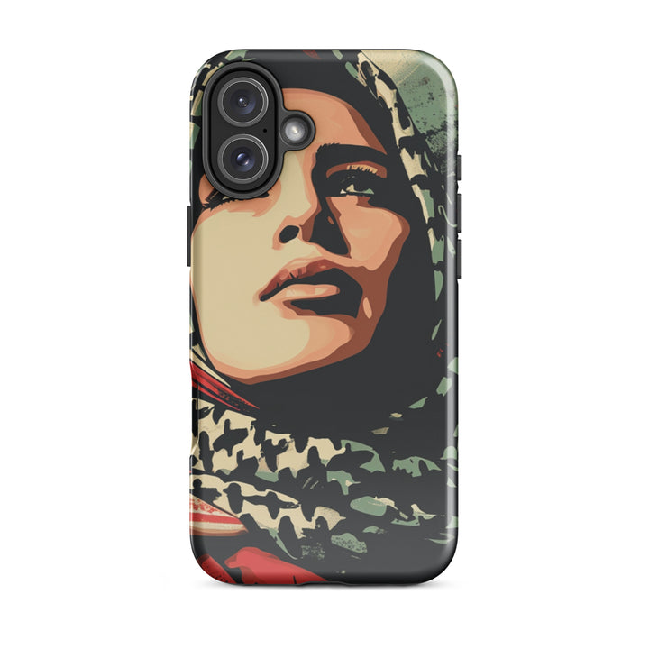 Tough Case for iPhone® - Palestine Hope, Glossy iPhone 16 Plus