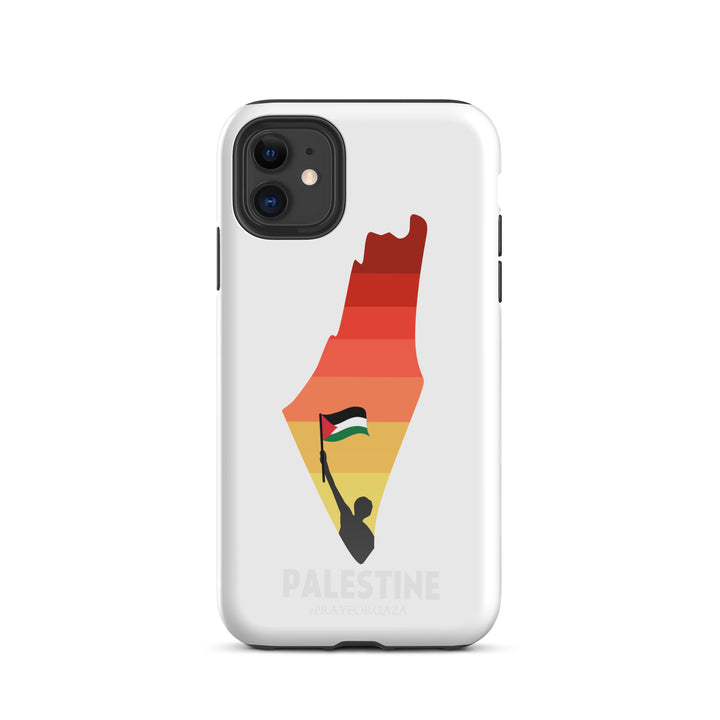 Tough Case for iPhone® - Palestine Map, Glossy iPhone 11