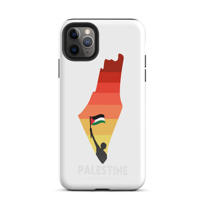 Tough Case for iPhone® - Palestine Map, Glossy iPhone 11 Pro Max