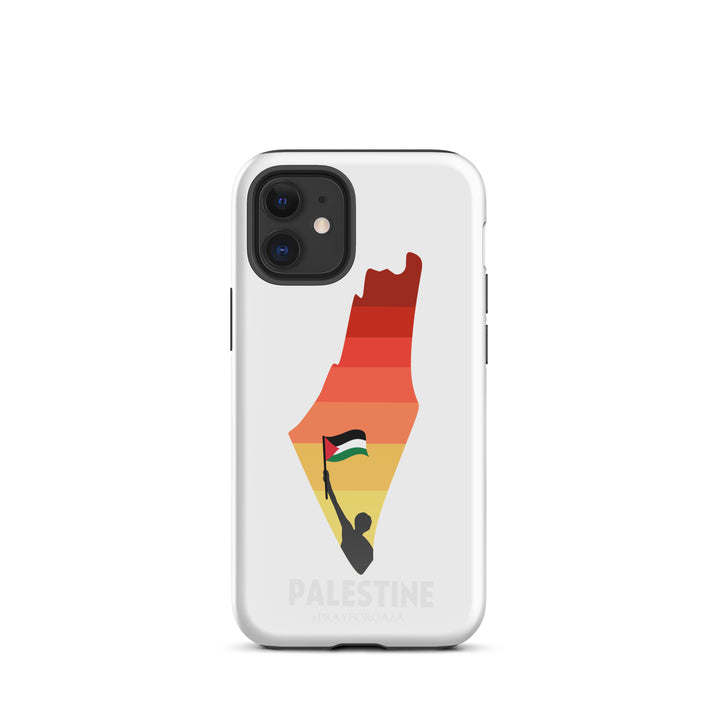 Tough Case for iPhone® - Palestine Map, Glossy iPhone 12 Mini