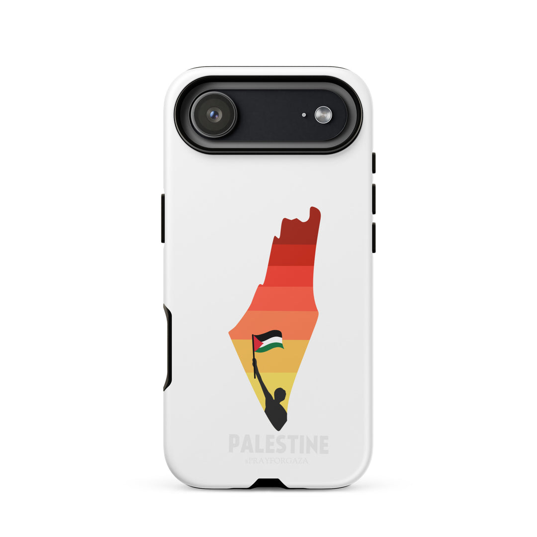 Tough Case for iPhone® - Palestine Map, Glossy iPhone 17 Air