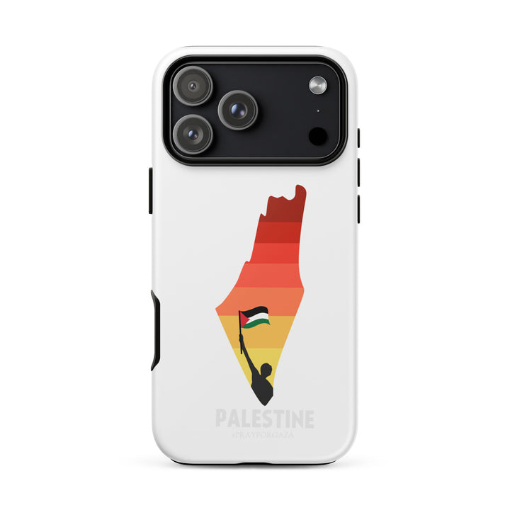 Tough Case for iPhone® - Palestine Map, Glossy iPhone 17 Pro Max