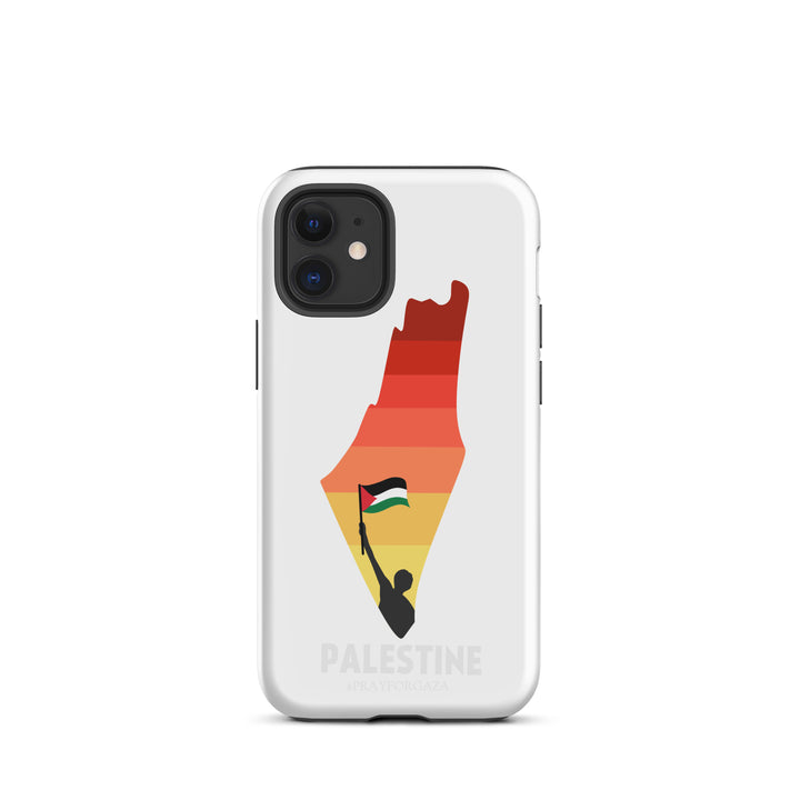 Tough Case for iPhone® - Palestine Map, Matte iPhone 12 Mini