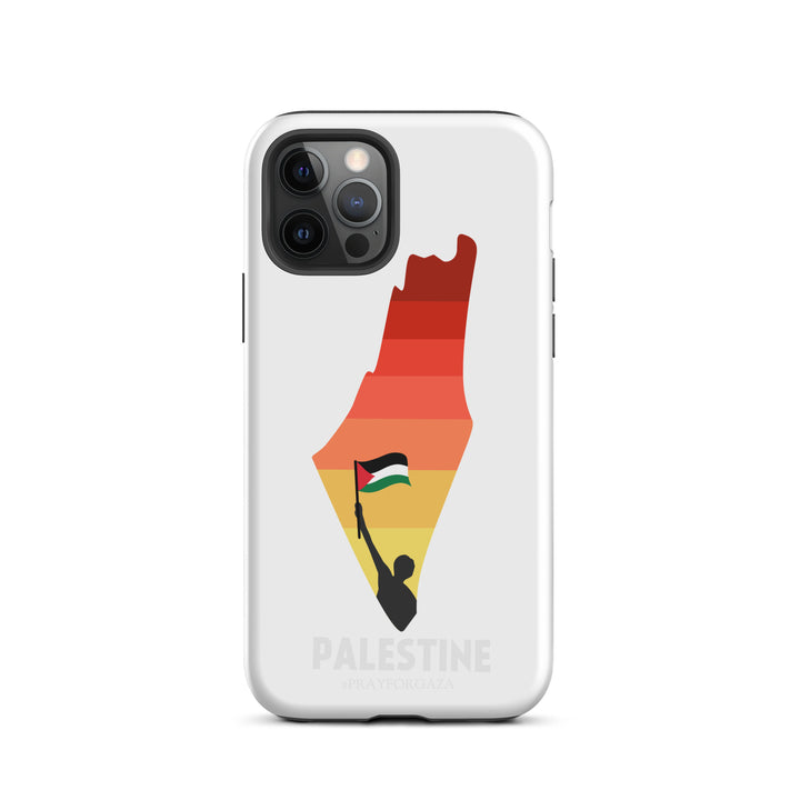 Tough Case for iPhone® - Palestine Map, Matte iPhone 12 Pro
