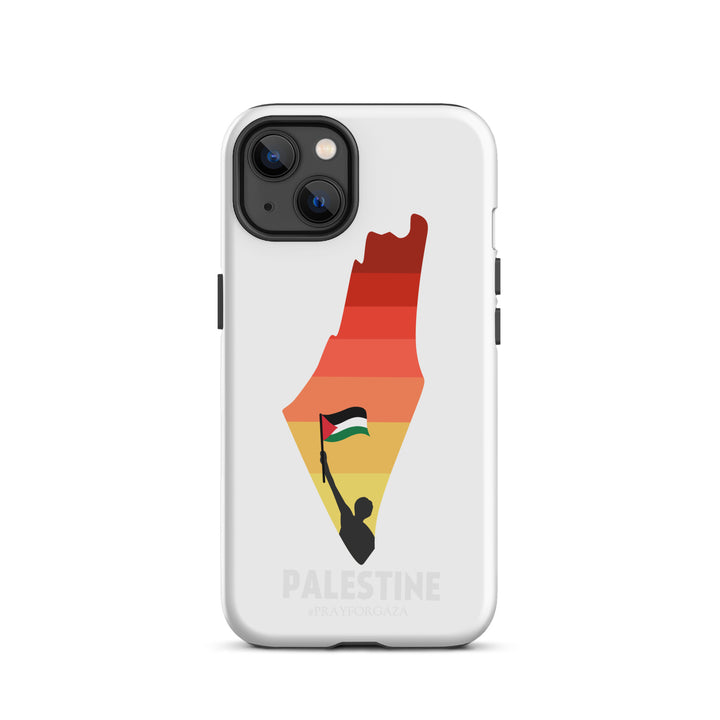Tough Case for iPhone® - Palestine Map, Matte iPhone 13